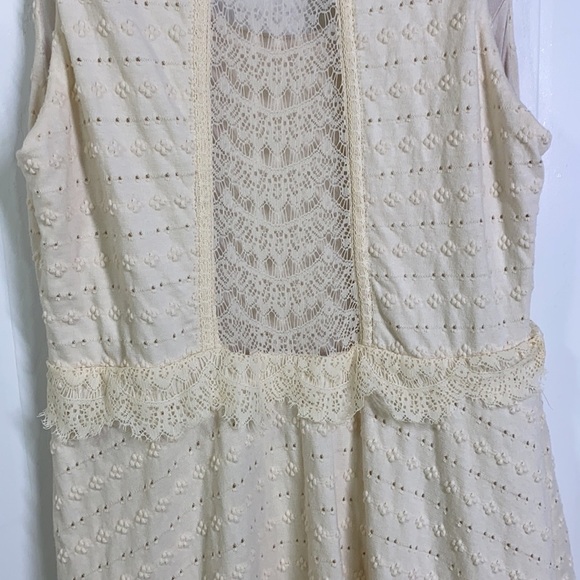 Free People - Short Cream Eyelet Dress XS - Picture 14 of 14